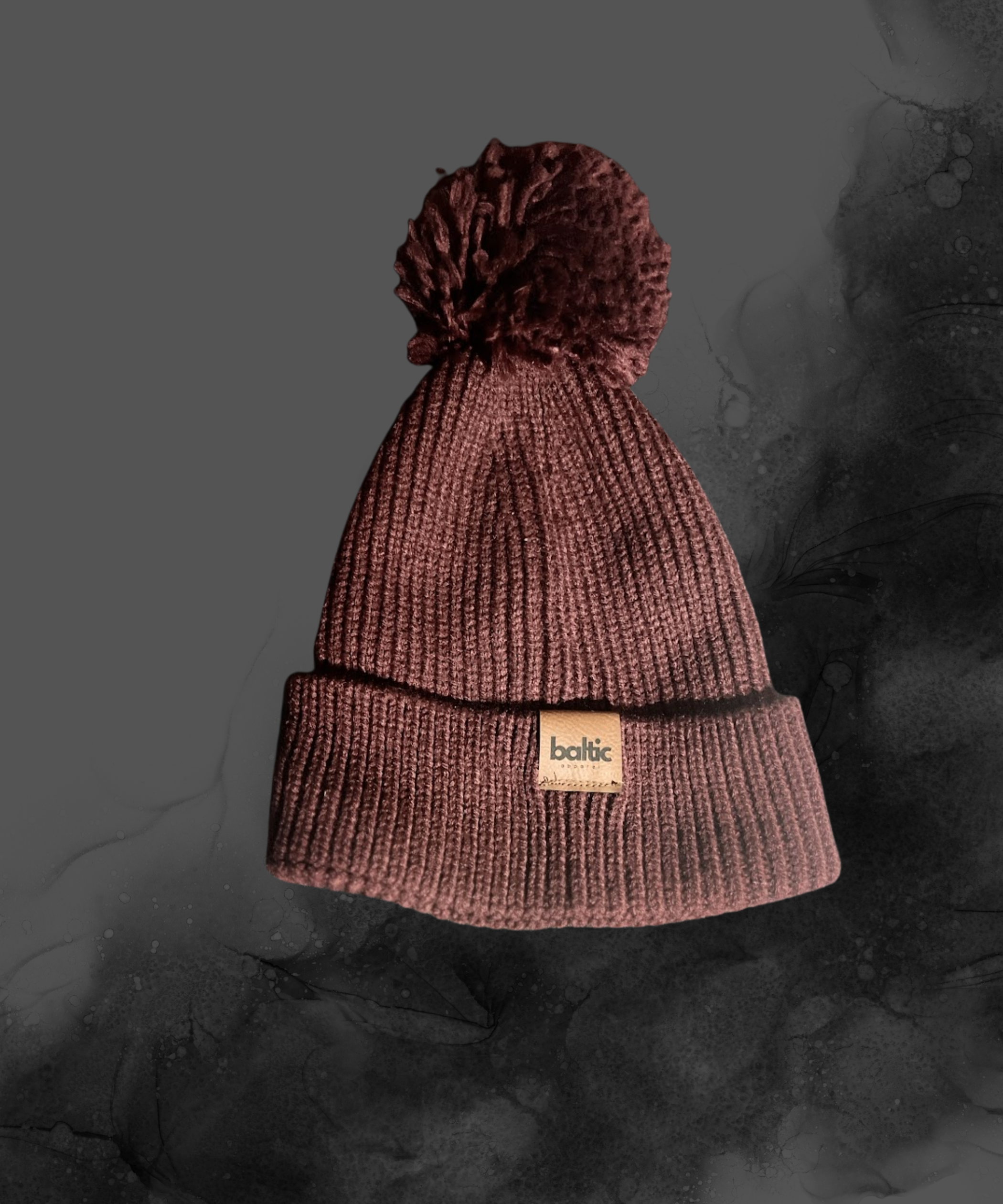 Baltic Beanie — You Are Loved Edition - Burgundy