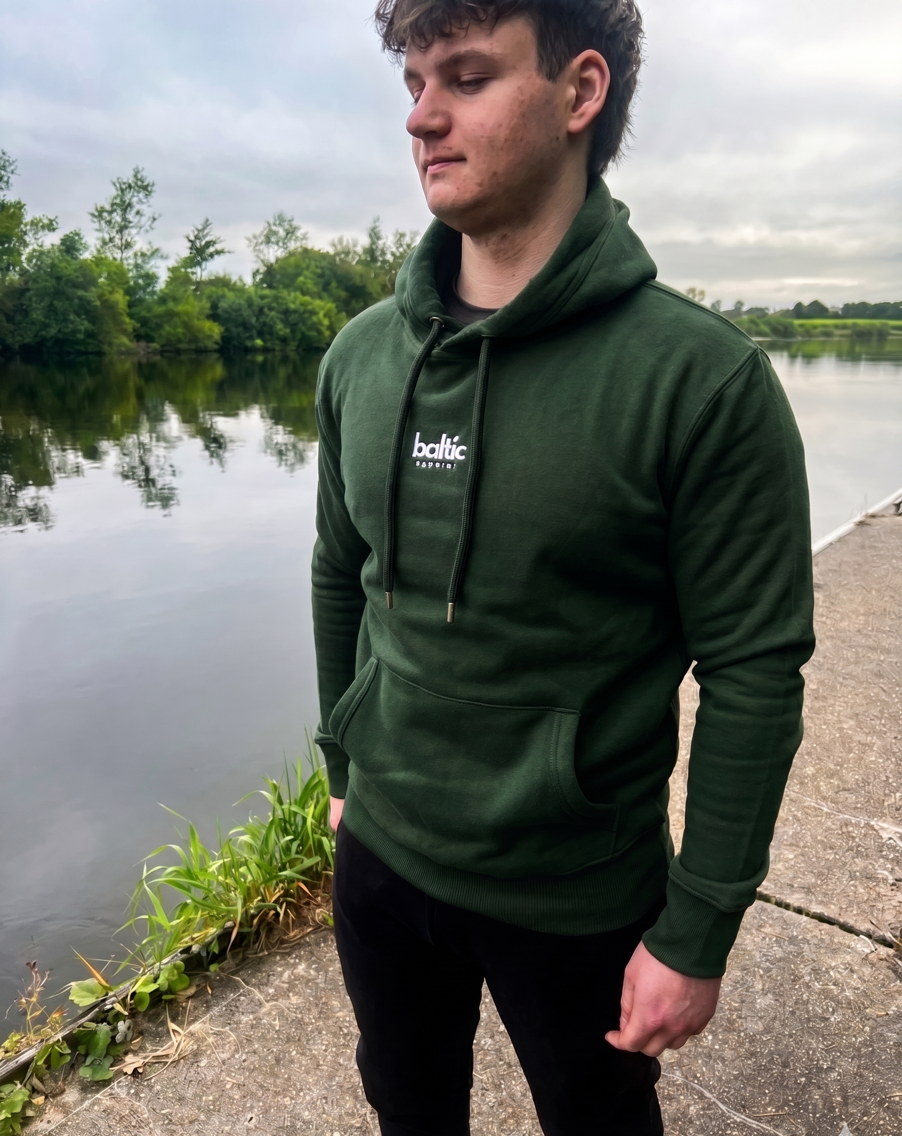 Baltic Lux Hoodie - Super Soft, Super Warm - Forest Green