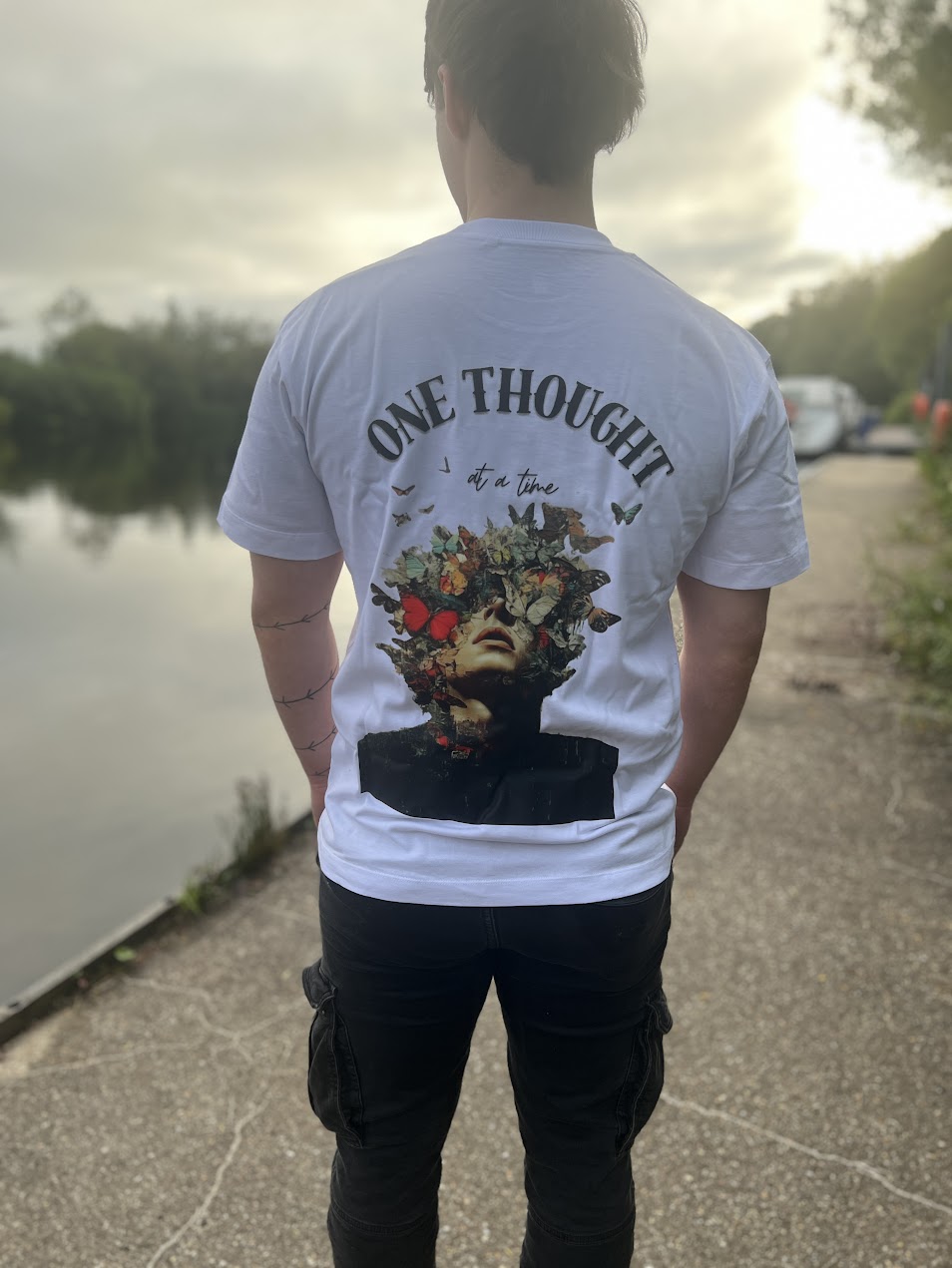 Baltic One Thought At A Time Heavy-weight T-Shirt