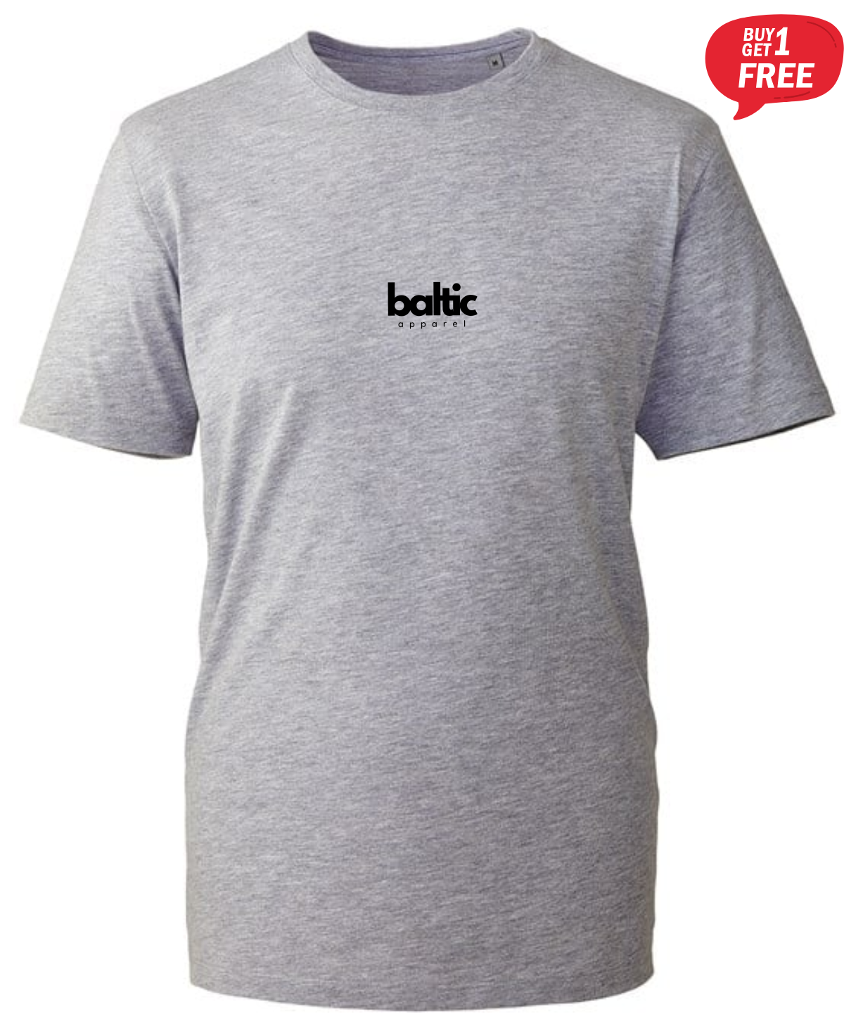 Baltic Logo Light-weight T-Shirt - Grey