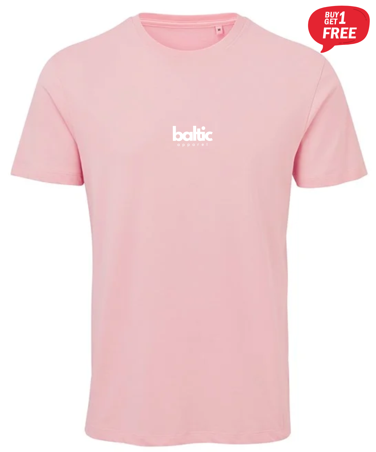 Baltic Logo Light-weight T-Shirt - Pink