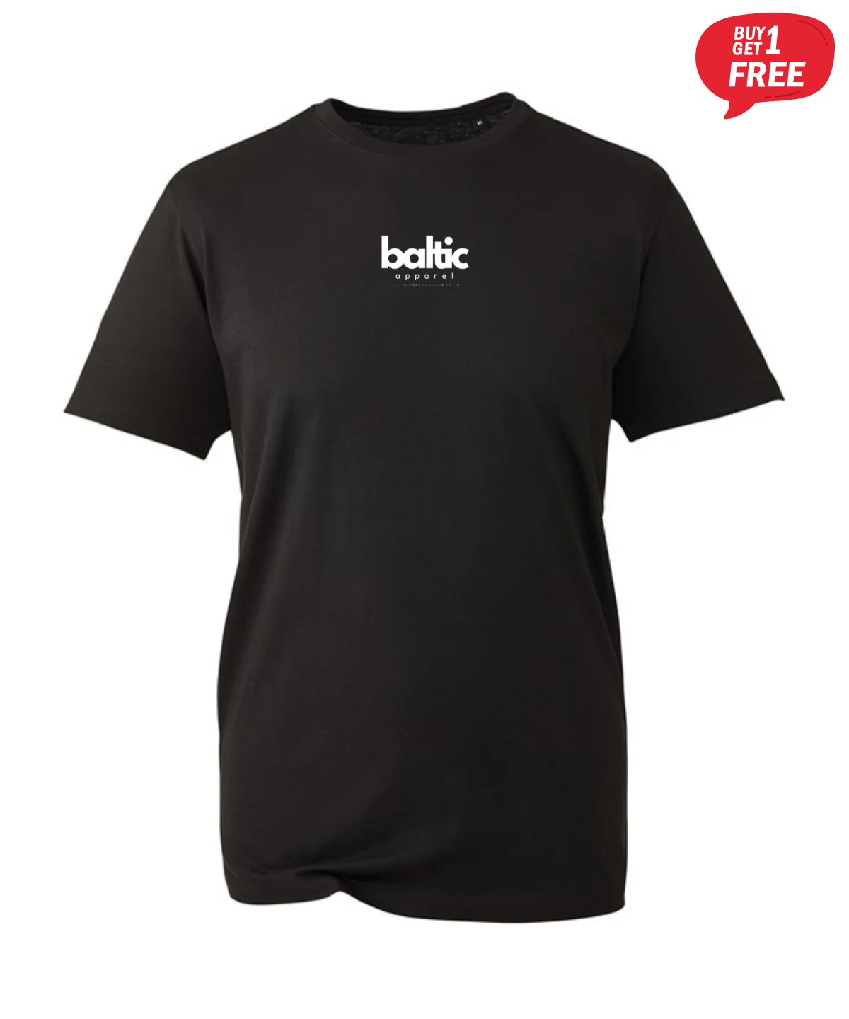 Baltic Logo Light-weight T-Shirt - Black